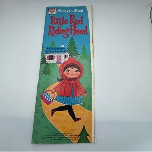 Vintage 1972 Whitman Little Red Riding Hood – Cut-Out Book Section
